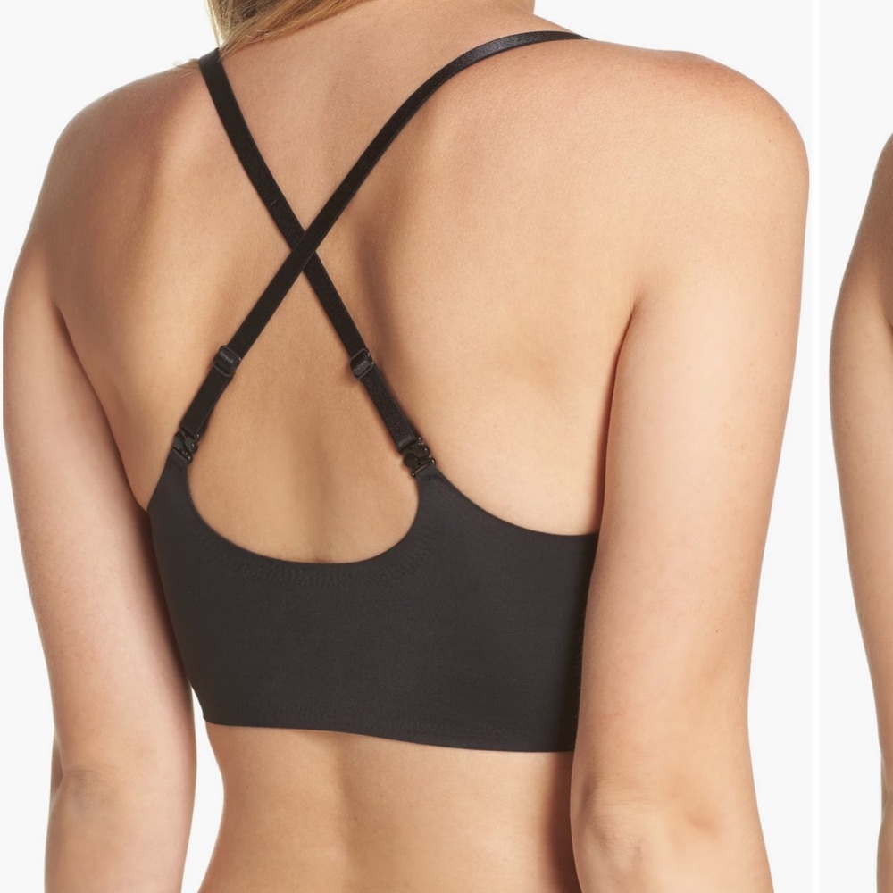 True & Co convertible strap bralette with adjustable straps. Size XL. Never worn